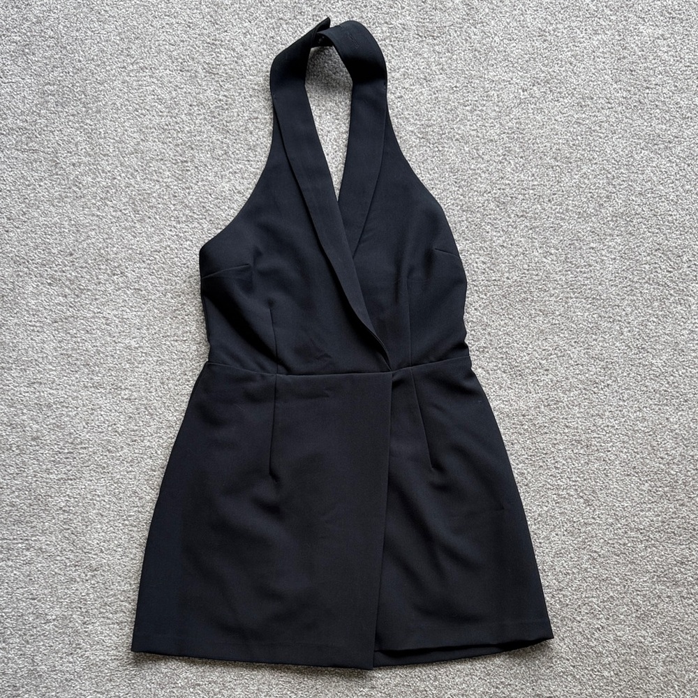 Abercrombie & Fitch Black Halter Neck Romper